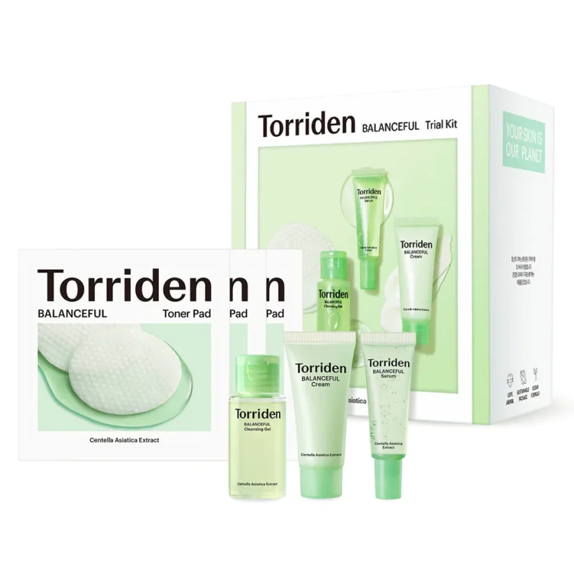 TORRIDEN Balanceful Trial Kit -  Set pleťových přípravku  30ml+20ml+10ml