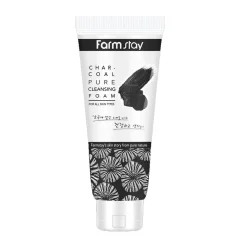FARMSTAY Charcoal Pure Cleansing Foam - čistiaca pena 180ml