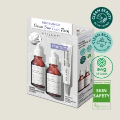 MARY&MAY Niacinamide Serum Duo twin Pack 30 ml +30 ml + DÁREK oční krém 12 g