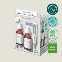 MARY&MAY Niacinamide Serum Duo twin Pack 30 ml +30 ml + DÁREK oční krém 12 g