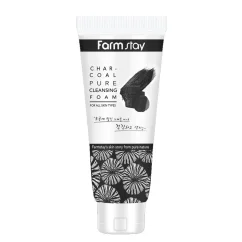 FARMSTAY Charcoal Pure Cleansing Foam - čistící pěna 180ml