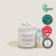MARY&MAY Lemon Niacinamide Glow Wash off Pack - smývatelná maska s niacinamidem a vitamínem C 125g