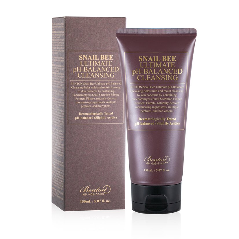 BENTON Snail Bee Ultimate pH-Balanced cleansing - čistící pleťová pěna 150 ml