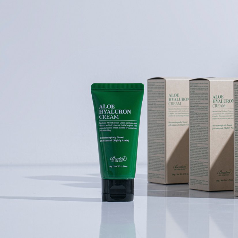 BENTON Aloe Hyaluron Cream - pleťový hydratační krém 50 g
