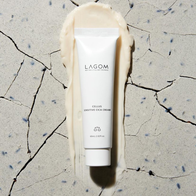 LAGOM Cellus Sensitive Cica Cream - krém na aknózní pleť 60 ml