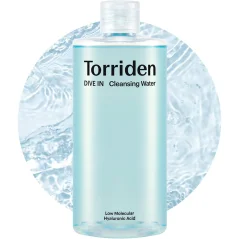 TORRIDEN Dive-In Low Molecular Hyaluronic Acid Cleansing Water - čistiaca pleťová voda 400 ml