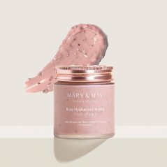 MARY&MAY Vegan Rose Hyaluronic Mask Special Set - hyaulurónová pleťová maska s extraktom z ruží + DARČEK  (125g+30g)
